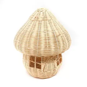 Jouet champignon en rotin récréatif, décoration de chambre d'enfant, décor de maisons champignons décoratives pour enfants fabriquées au Vietnam, prix bas - Product Image 3