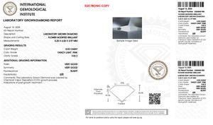 Collection de pierres précieuses en vrac : Diamant Moissanite synthétique de couleur D, taille émeraude, VVS, pierre blanche, style bijoux - Product Image 2