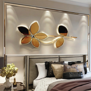 Carreaux de miroir mural en acier inoxydable or et arc-en-ciel pour décoration intérieure moderne et vintage style feuille géométrique de luxe Miroir décoratif pour la maison - Product Image 2