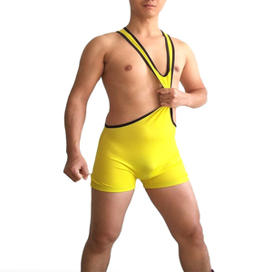 Design Your Own Sleeveless Wrestling Shirts Tops Superior Quality Fabric Made Sweat Absorbing Wrestling Singlets - Product Image 5