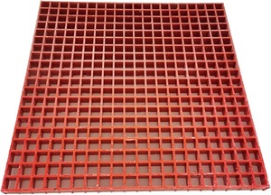 Heavy Duty FRP Moulded Grating 4x12 Feet <b>Fiberglass</b> Flooring <b>Panel</b> 15mm 20mm 25mm 30mm 38mm 50mm Corrosion Resistant - Product Image 2