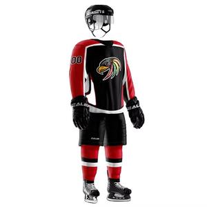 Kit d'uniformes de hockey sur glace personnalisés en gros avec broderie et graphiques par sublimation |   Fabricant OEM de pantalons en jersey - Product Image 1