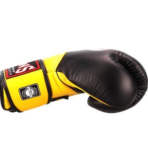 Gants de kick-boxing TWINS personnalisables de haute qualité, en cuir de vachette pleine fleur, rembourrage épais, respirants RL-BG-202 - Product Image 4