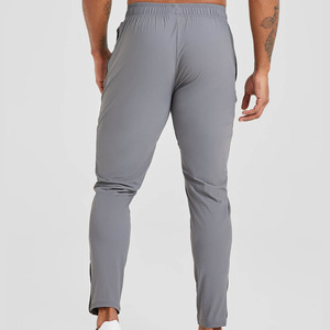 Premium Quality OEM Service Men's Custom Logo Wholesale Low Price <b>Slim</b> Fit Stretched Fabric <b>Joggers</b> Elastic Waist & Zipped Cuff - Product Image 2