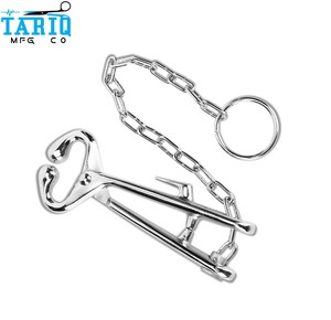 Sujetador de toros ajustable y reutilizable de acero inoxidable veterinario para control de ganado de gran tamaño TARIQ MFG CO. - Product Image 2