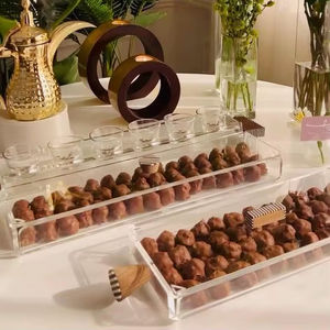 Caja de Acrílico Transparente para Chocolates con Diseño Minimalista, Elegante Caja de Almacenamiento para Chocolates, Dulces y Decoración Contemporánea del Hogar - Product Image 1