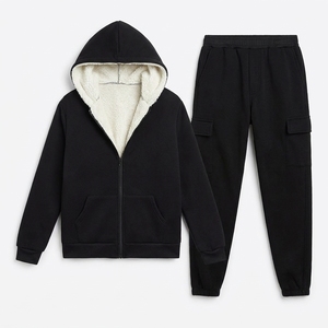 Conjunto Deportivo de Dos Piezas para Mujer, Talla Grande, Sudadera con Capucha Personalizada y Pantalones Anchos, Ropa Deportiva Transpirable - Product Image 5