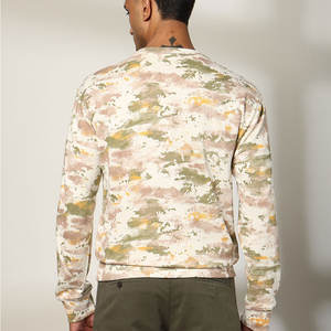 Sweat-shirts à col rond pour hommes, 100% coton, poids lourd, avec doublure en polaire et manches longues, pour la saison hivernale, offre à faible MOQ. - Product Image 2