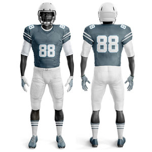 Créez Votre Propre Design : Ensemble Complet de Tenues de Sport Sublimées – Uniformes de Football Américain Rembourrés en Gros - Product Image 4