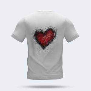 Camisetas de Algodón para Hombre al por Mayor, Estilo Casual, Manga Corta, Holgadas, de 180 Gramos, Estilo Liso, Camisetas con Estampado DTF - Product Image 2