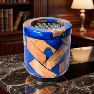Quemador de Incienso de Sándalo Hecho a Mano con Resina de Fragancia Oud, Bakhoor Mubkhara, Soporte Aromático y Rejilla Metálica Duradera - Product Image 2