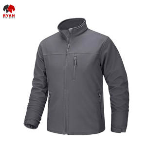 Veste Softshell Unisexe Coupe-Vent, Imperméable et Respirante avec Logo Personnalisé et Col Montant – Vente en Gros - Product Image 2