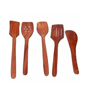 Cuillères et spatules de cuisine en bois écologiques, ustensiles de cuisine, ensemble d'outils de cuisson, fournisseur en gros - Product Image 6