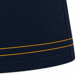 Shorts Bermuda pour Homme Bleu Marine avec Cordon de Serrage, Poches, Respirant, en Polyester Tricoté, Vêtement Décontracté - Product Image 6