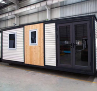 Conteneur d'expédition mobile extensible 20/40 pieds, maison préfabriquée