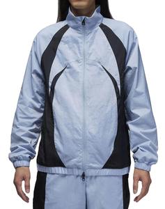 Factory Wholesale Custom Printed Embroidery <b>Zip</b>-<b>Up</b> <b>Jacket</b> Jogger Set Color Block Lightweight Breathable Nylon Sweat Pant - Product Image 5