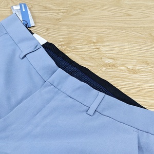 กางเกงผ้าฝ้ายทรงหลวมสำหรับผู้ชาย,กางเกงขายาวเอวยางยืดกางเกงสีกากีสูงแบบสั่งตัด - Product Image 4