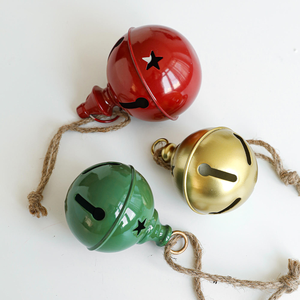 Grandes cloches de Noël vintage décoratives de 16 cm, cloches de Noël suspendues, grandes cloches de Noël - Product Image 5