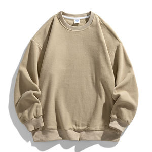 Ultra Heavyweight 500GSM Boxy Sweatshirt Oversized Pullover Unbranded Cotton Fleece Winter Warm Plain Private Label Apparel OEM - Product Image 5