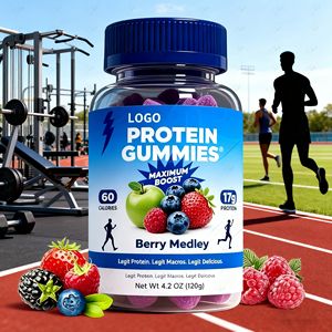 Whey Protein Gummy High Protein Gummy Suplemento OEM ODM Etiqueta privada Venta al por mayor Granel Fábrica personalizada - Product Image 4