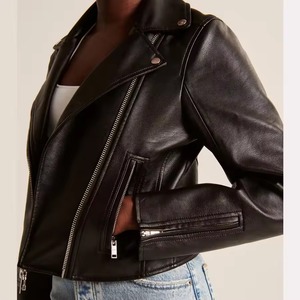 Chaqueta de Cuero Genuino para Mujer de Primera Calidad con el Mejor Diseño, Personalizable, Color Sólido, Nuevo Estilo, Impermeable, Reversible y Ecológica - Product Image 3