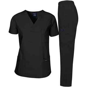 Stylish Hospital Uniforms V Neck Medical Scrub <b>Sets</b> Nurse Female Scrubs Comfortable Nurses Scrubs <b>Doctor</b> Uniform - Product Image 4