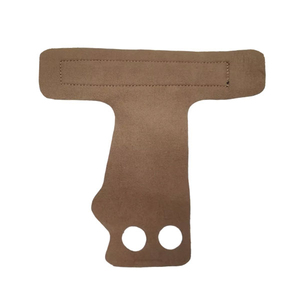 Gants de sport en cuir à 2 trous avec support de poignet réglable pour la musculation et l'entraînement de force, unisexe, poignée de gymnastique à 2 trous - Product Image 6