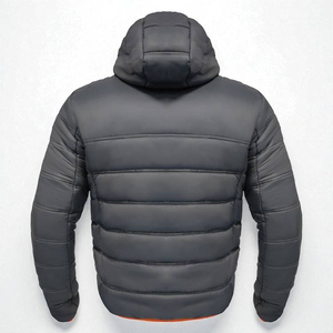 New Style Windbreaker Hooded Puffer Jacket High Street Bubble <b>Coat</b> Winter Thick Eco-Friendly Heated Front Logo Puffer Jacket - Product Image 2
