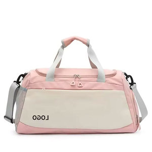 Sac de sport en nylon personnalisé, nouveau design tendance, grande capacité, sac de voyage pour le sport et le yoga, sac de sport portable avec compartiment à chaussures - Product Image 2
