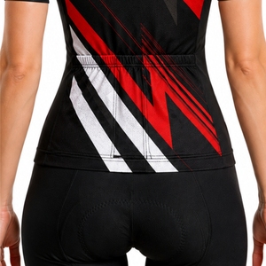 Maillot de cyclisme personnalisé pour femme, respirant, léger, confortable, séchage rapide, manches courtes, performance, qualité supérieure - Product Image 5