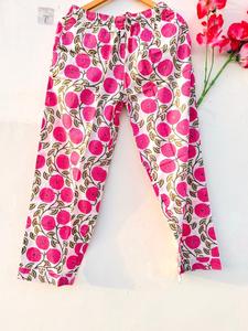 Women Cotton Pajama Set Pink Floral Print Summer Wear Night Suit Soft Breathable Button <b>Down</b> Sleepwear Loungewear Set - Product Image 2