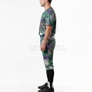 Ensemble d'uniformes de baseball personnalisés les plus vendus avec maillot respirant en polyester et pantalon assorti, design imprimé par sublimation - Product Image 3