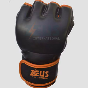 Soft Half Finger Hand Protective Taekwondo Gloves Breathable Leather Material Taekwondo Gloves By Zeus International - Product Image 4