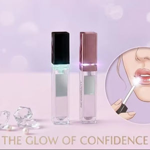 Tubos de Brillo Labial de Plástico Vacíos con Tapa de Rosca, Espejo y Luz LED, Capacidad de 6.5ml - Product Image 1