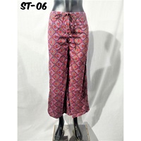 Pantalon évasé en soie 100 % pour femme, vêtements indiens, fabricant sur mesure, pyjama long, taille élastique, séchage rapide, été