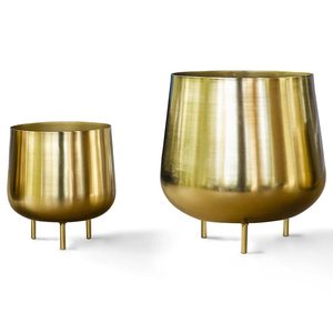 กระถางต้นไม้โลหะทันสมัย ราคาประหยัด สำหรับตกแต่งบ้าน ระเบียง และสวน - Product Image 3