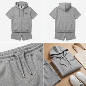 Conjunto Deportivo con Capucha Unisex MALUZA INDUSTRIES, Transpirable, de Poliéster Ecológico, Talla Grande, Estilo Casual, para Correr, Gimnasio y Entrenamiento - Product Image 4
