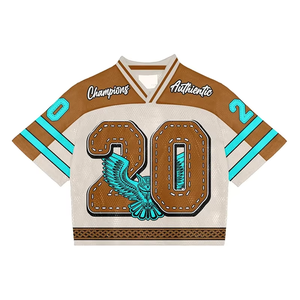 Maillot de football américain en gros pour fans – Polyester haut de gamme anti-humidité, sublimation personnalisée, usine de vêtements de sport OEM - Product Image 4