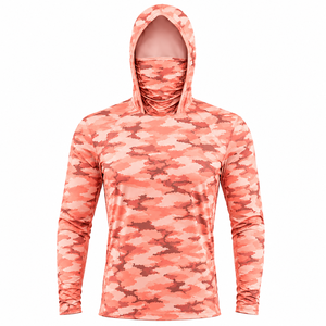 Camisa de Pesca con Capucha Personalizada para Hombre - Spandex/Poliéster UPF 50, Impresión por Transferencia de Calor, Manga Larga, Rendimiento en Exteriores, Servicio OEM - Product Image 6