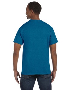 Custom Logo Regular Fit Men's <b>Tshirts</b> Heavyweight 100% Cotton Rib O-Neck Drop Shoulder Streetwear T-Shirts for Men - Product Image 5