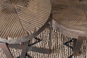 Chakala Table basse en bois, tabouret moderne en métal de haute qualité pour les acheteurs commerciaux, meilleure vente 2022 artisanat moradad - Product Image 2