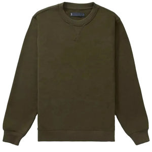 Oversized Velour Hooded Half Zip Men's Solid Color Geometric <b>Texture</b> Long Sleeve Casual Winter 100% Cotton Knitted Sweatshirt - Product Image 5