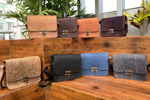 New Ladies Genuine Leather <b>Mini</b> Crossbody Bag for Women's <b>Vintage</b> Fashion Full Grain Leather Shoulder Bag Cowhide Small Handbags - Product Image 4