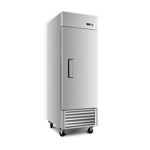 Refrigerador Comercial de 27 Pulgadas para Cocina, 23 Pies Cúbicos, 1 Puerta Sólida, Acero Inoxidable, Aprobado por ETL, Refrigerador Vertical - Product Image 1
