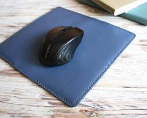 Real Cowhide Leather <b>Mouse</b> Pad High Quality Desk Mat Genuine Leather Mousepad <b>for</b> Desktop <b>Computer</b> Systems LMP-0047 - Product Image 3