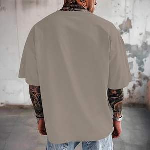 T-shirts graphiques vintage oversize pour hommes, motif As de Pique, style streetwear décontracté pour rappeurs - Product Image 3