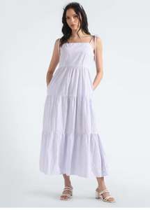 High Quality Summer Women's Striped Slim Sleeveless Backless Sexy <b>Slip</b> Dress Women's Sleeveless Maxi Dress with Elegant Fit - Product Image 3