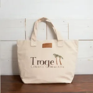 Bolsas de Compras de Lona Resistente al por Mayor, Bolsa de Mano de Algodón Natural con Logotipo Personalizado - Product Image 6