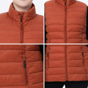 Chaleco Acolchado para Mujer, Chaqueta de Invierno sin Mangas, Ligera, Cálida, Informal, Ropa de Exterior, OEM, ODM, Logotipo Personalizado - Product Image 3