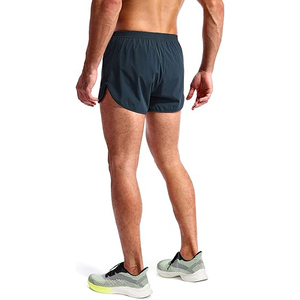 Men's Dark Grey Split <b>Running</b> <b>Shorts</b> Quick Dry Lightweight Athlete Workout Gym <b>Shorts</b> <b>with</b> <b>Phone</b> <b>Pocket</b> - Product Image 4